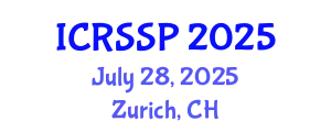 International Conference on Refugee Studies and Social Problems (ICRSSP) July 28, 2025 - Zurich, Switzerland