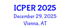 International Conference on Production, Energy and Reliability (ICPER) December 29, 2025 - Vienna, Austria