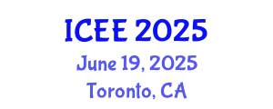 International Conference on Energy Engineering (ICEE) June 19, 2025 - Toronto, Canada