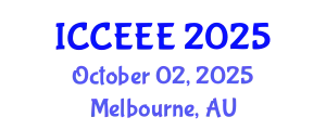 International Conference on Computing, Electrical and Electronic Engineering (ICCEEE) October 02, 2025 - Melbourne, Australia