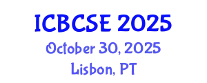 International Conference on Biological and Chemical Systems Engineering (ICBCSE) October 30, 2025 - Lisbon, Portugal