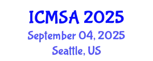 International Conference on Marine Science and Aquaculture (ICMSA) September 04, 2025 - Seattle, United States