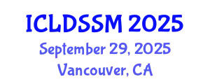 International Conference on Land Degradation and Sustainable Soil Management (ICLDSSM) September 29, 2025 - Vancouver, Canada