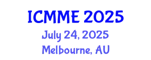 International Conference on Metallurgical and Materials Engineering (ICMME) July 24, 2025 - Melbourne, Australia