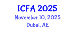 International Conference on Fisheries and Aquaculture (ICFA) November 10, 2025 - Dubai, United Arab Emirates