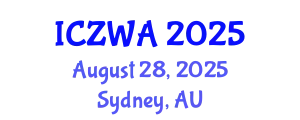 International Conference on Zoology and Wild Animals (ICZWA) August 28, 2025 - Sydney, Australia