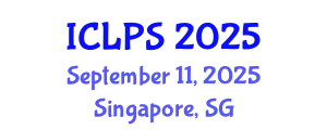 International Conference on Law and Political Science (ICLPS) September 11, 2025 - Singapore, Singapore