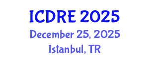 International Conference on Desalination and Renewable Energy (ICDRE) December 25, 2025 - Istanbul, Turkey