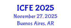 International Conference on Nutrition and Food Engineering (ICFE) November 27, 2025 - Buenos Aires, Argentina