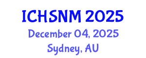 International Conference on Health Sciences, Nursing and Midwifery (ICHSNM) December 04, 2025 - Sydney, Australia