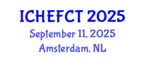 International Conference on Hydrogen Energy and Fuel Cell Technology (ICHEFCT) September 11, 2025 - Amsterdam, Netherlands