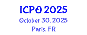 International Conference on Photonics and Optoelectronics (ICPO) October 30, 2025 - Paris, France