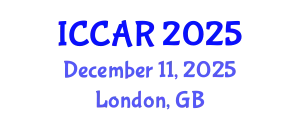 International Conference on Control, Automation and Robotics (ICCAR) December 11, 2025 - London, United Kingdom
