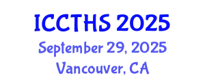 International Conference on Counter Terrorism and Human Security (ICCTHS) September 29, 2025 - Vancouver, Canada