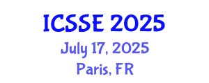 International Conference on Surface Science and Engineering (ICSSE) July 17, 2025 - Paris, France