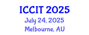 International Conference on Computing and Information Technology (ICCIT) July 24, 2025 - Melbourne, Australia