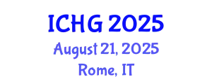 International Conference on Human Genetics (ICHG) August 21, 2025 - Rome, Italy