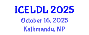 International Conference on E-Learning and Distance Learning (ICELDL) October 16, 2025 - Kathmandu, Nepal