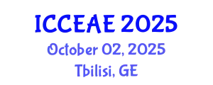 International Conference on Civil, Environmental and Architectural Engineering (ICCEAE) October 02, 2025 - Tbilisi, Georgia