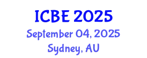 International Conference on Biomedical Engineering (ICBE) September 04, 2025 - Sydney, Australia