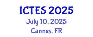 International Conference on Teaching and Education Sciences (ICTES) July 10, 2025 - Cannes, France