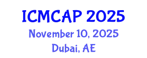 International Conference on Meteorology, Climatology and Atmospheric Physics (ICMCAP) November 10, 2025 - Dubai, United Arab Emirates