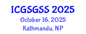 International Conference on Gender Sociology, Gender, Sex and Sexuality (ICGSGSS) October 16, 2025 - Kathmandu, Nepal