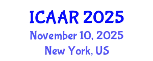 International Conference on Antibiotics and Antibiotic Resistance (ICAAR) November 10, 2025 - New York, United States