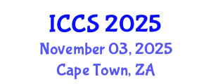 International Conference on Cybersecurity Strategy (ICCS) November 03, 2025 - Cape Town, South Africa