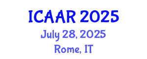 International Conference on Antibiotics and Antibiotic Resistance (ICAAR) July 28, 2025 - Rome, Italy