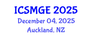 International Conference on Soil Mechanics and Geotechnical Engineering (ICSMGE) December 04, 2025 - Auckland, New Zealand