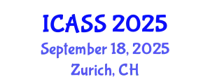 International Conference on Astronomy and Space Sciences (ICASS) September 18, 2025 - Zurich, Switzerland