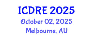International Conference on Desalination and Renewable Energy (ICDRE) October 02, 2025 - Melbourne, Australia
