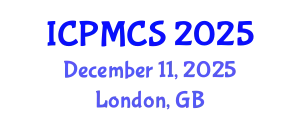 International Conference on Physics, Mathematics and Computer Science (ICPMCS) December 11, 2025 - London, United Kingdom