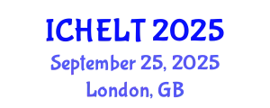 International Conference on Higher Education Learning and Teaching (ICHELT) September 25, 2025 - London, United Kingdom