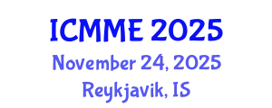 International Conference on Metallurgical and Materials Engineering (ICMME) November 24, 2025 - Reykjavik, Iceland