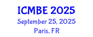 International Conference on Molecular Biology and Evolution (ICMBE) September 25, 2025 - Paris, France