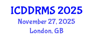 International Conference on Design and Development of Reconfigurable Manufacturing Systems (ICDDRMS) November 27, 2025 - London, United Kingdom