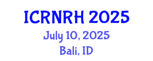 International Conference on Rural Nursing and Rural Health (ICRNRH) July 10, 2025 - Bali, Indonesia