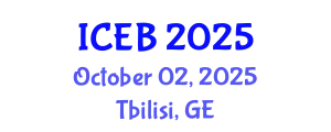 International Conference on Ecosystems and Biodiversity (ICEB) October 02, 2025 - Tbilisi, Georgia