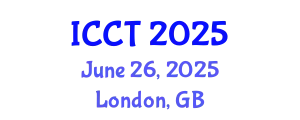 International Conference on Communication Technology (ICCT) June 26, 2025 - London, United Kingdom