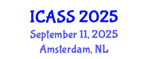 International Conference on Anthropological and Sociological Sciences (ICASS) September 11, 2025 - Amsterdam, Netherlands