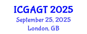 International Conference on Geomechanical Analysis and Geomechanical Tests (ICGAGT) September 25, 2025 - London, United Kingdom
