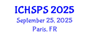 International Conference on Humanities, Social and Political Sciences (ICHSPS) September 25, 2025 - Paris, France