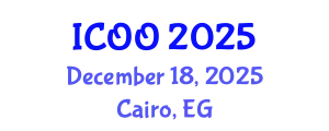International Conference on Ophthalmology and Optometry (ICOO) December 18, 2025 - Cairo, Egypt