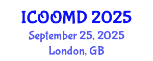 International Conference on Osteoporosis, Osteoarthritis and Musculoskeletal Diseases (ICOOMD) September 25, 2025 - London, United Kingdom