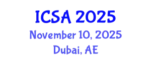 International Conference on Surgery and Anesthesia (ICSA) November 10, 2025 - Dubai, United Arab Emirates