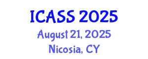International Conference on Astronomy and Space Sciences (ICASS) August 21, 2025 - Nicosia, Cyprus