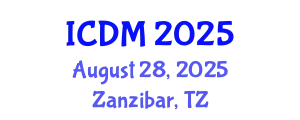 International Conference on Data Mining (ICDM) August 28, 2025 - Zanzibar, Tanzania