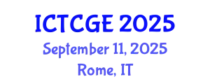 International Conference on Tunnel Construction and Geotechnical Engineering (ICTCGE) September 11, 2025 - Rome, Italy
